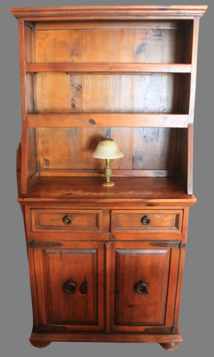 Knotty pine cabinet