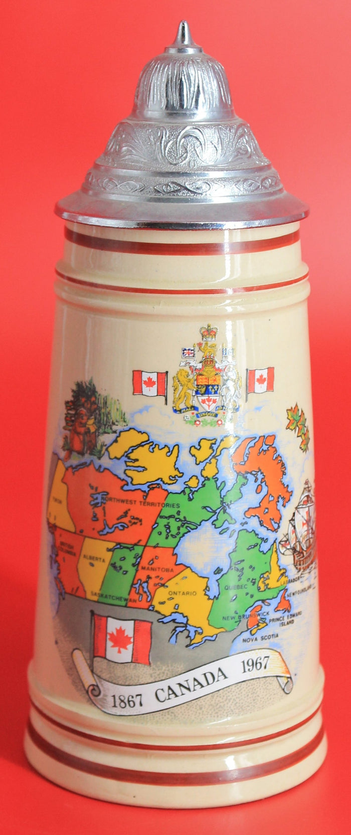 Canadian Centennial German beer stein