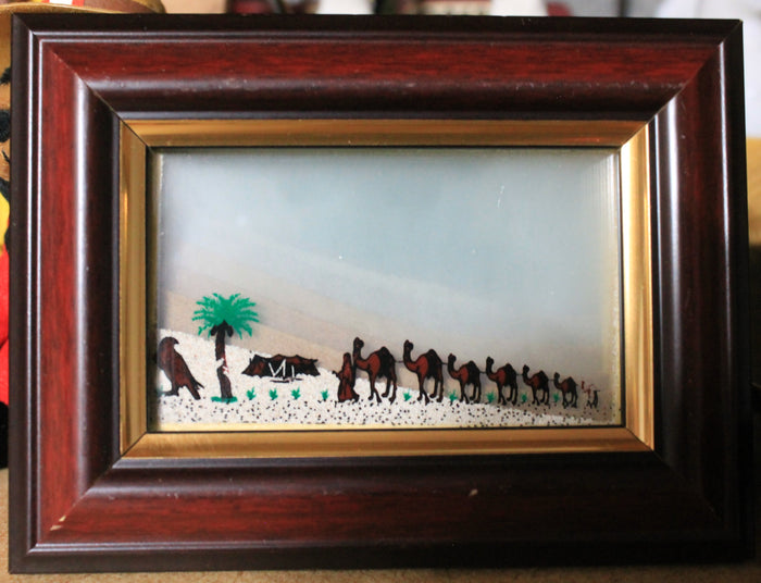 3d framed sand sculpture