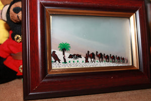 3d framed sand sculpture