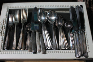 Antique silverplate service for 6