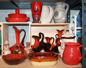 Earth tone earthenware lot