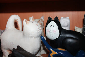 Cats collection #3 (stone & resin)