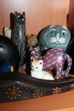 Cats collection #3 (stone & resin)