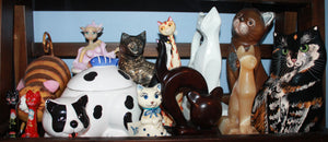 Cats collection #5 (stone & porcelain)