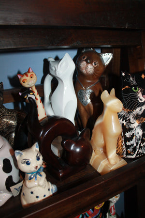 Cats collection #5 (stone & porcelain)