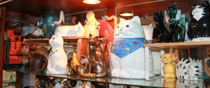 Cats collection #8 (metal & porcelain)