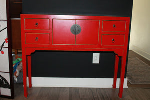 Vintage Oriental console table