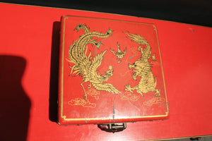 Vintage Feng Shiu compass and case