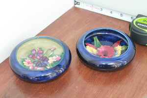 Pair of vintage Moorcroft mini bowls
