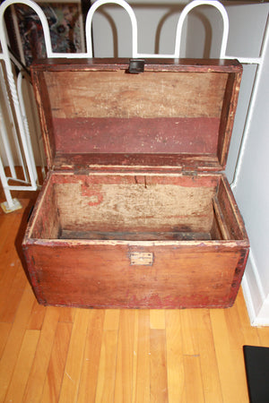 Antique dome-top trunk