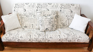 Solid hardwood Futon sofa bed