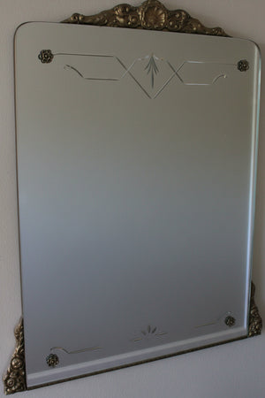 Antique wall mirror