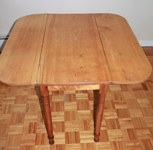 Vintage hand-made drop-leaf table
