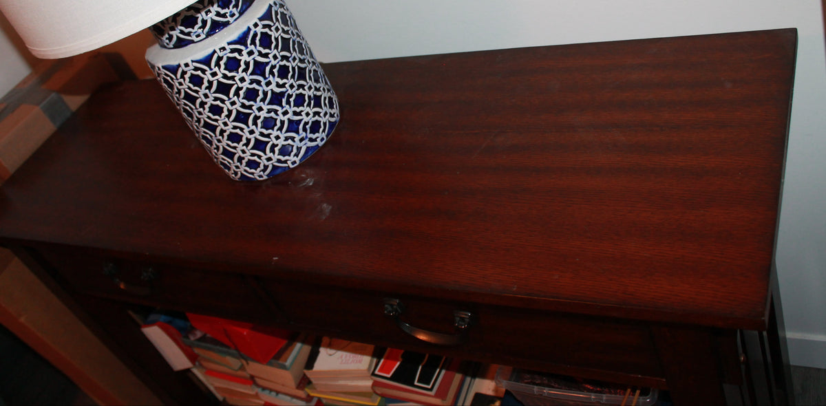 Console table with drawers