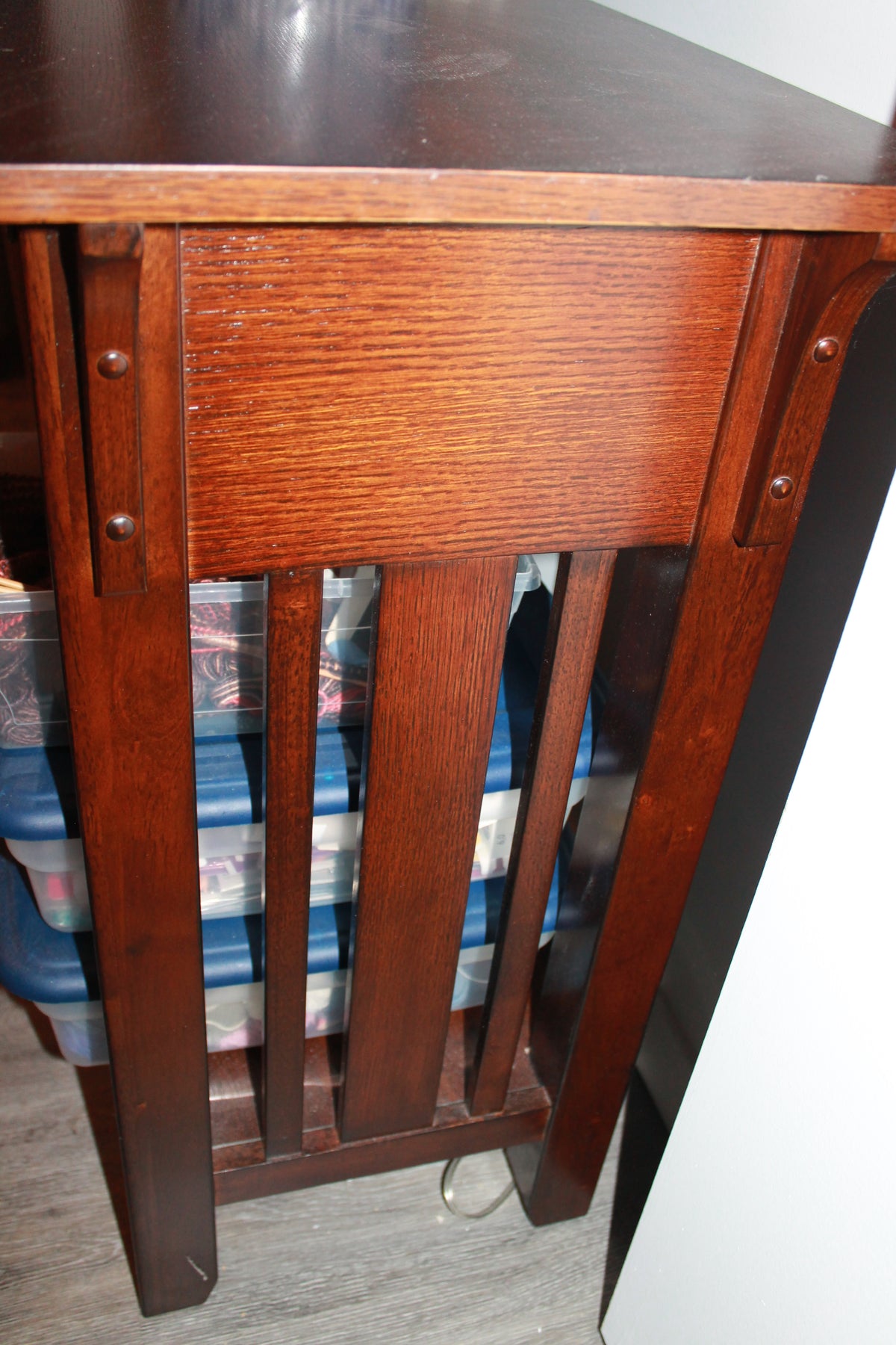 Console table with drawers