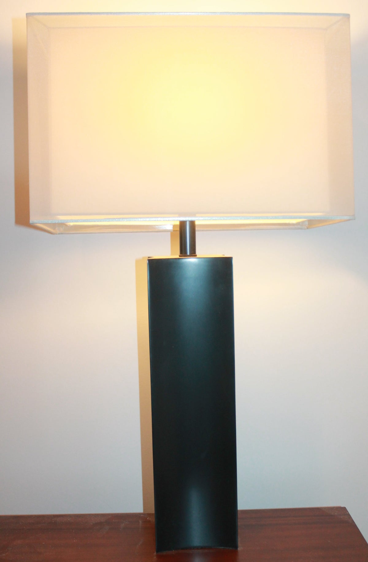 Minimalist rectangular table lamp