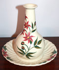 Hungarian Majolica vase and basin