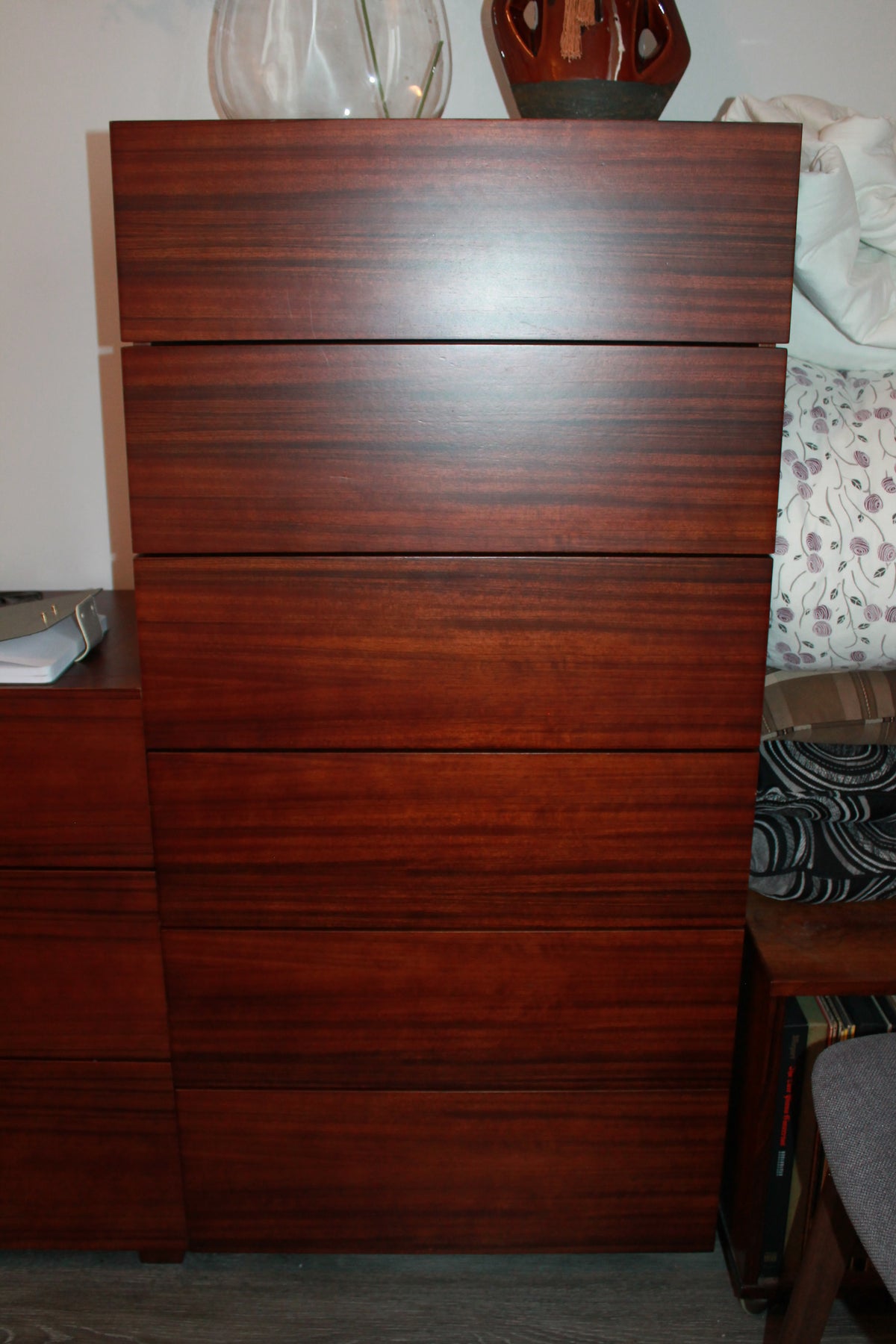 Mid-Century Tallboy 5-Drawer Chest