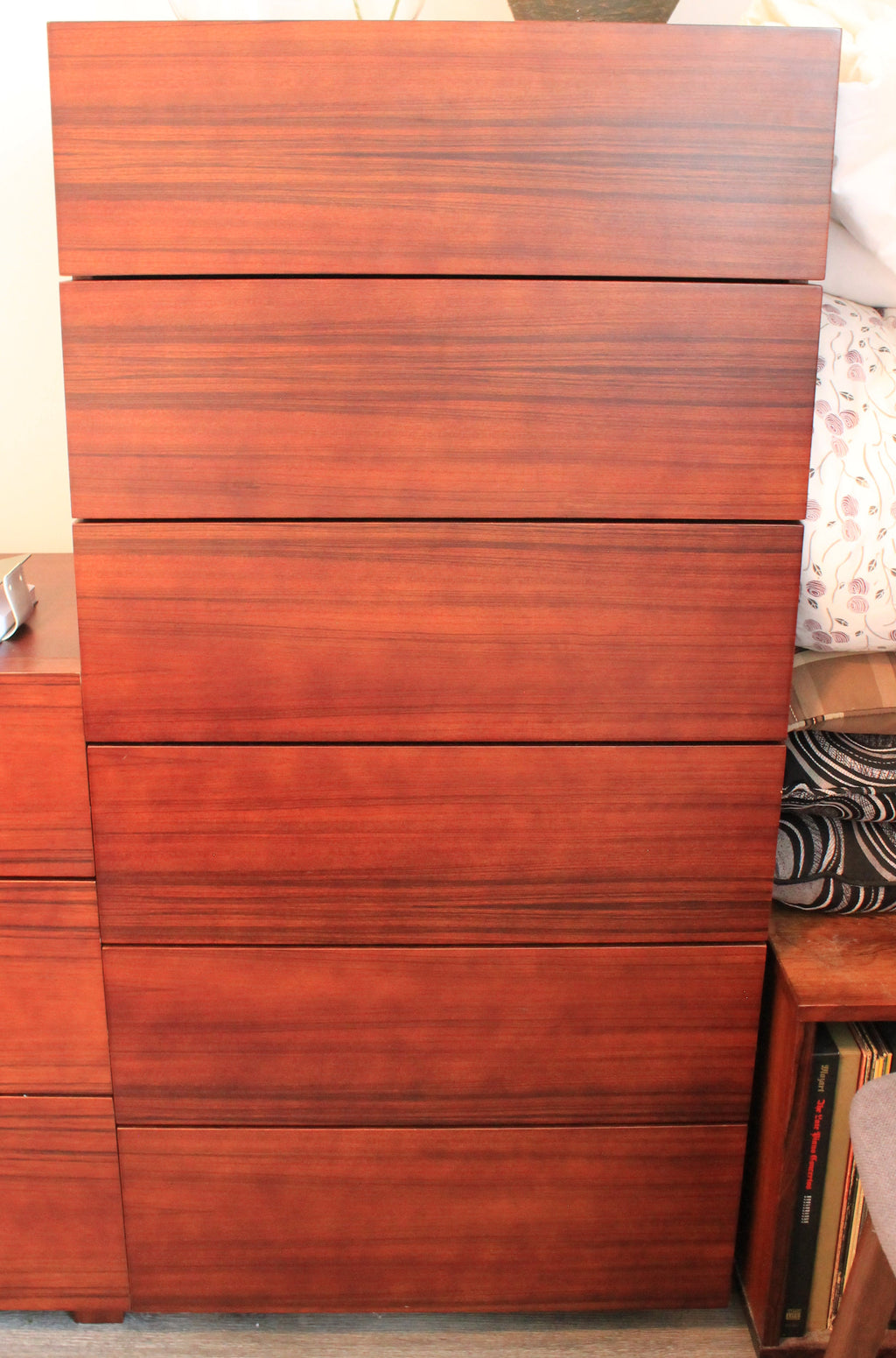 Mid-Century Tallboy 5-Drawer Chest