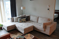 Sectional Sofa with Ottoman and Throw Pillows