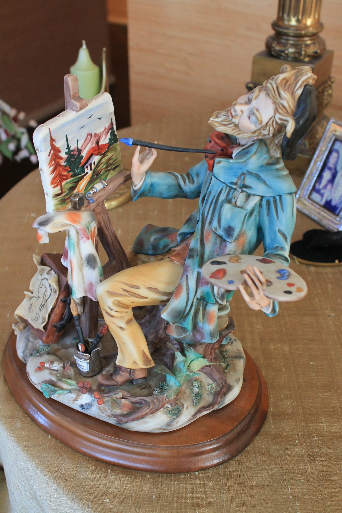 Vintage Italian Porcelain Artist Sculpture