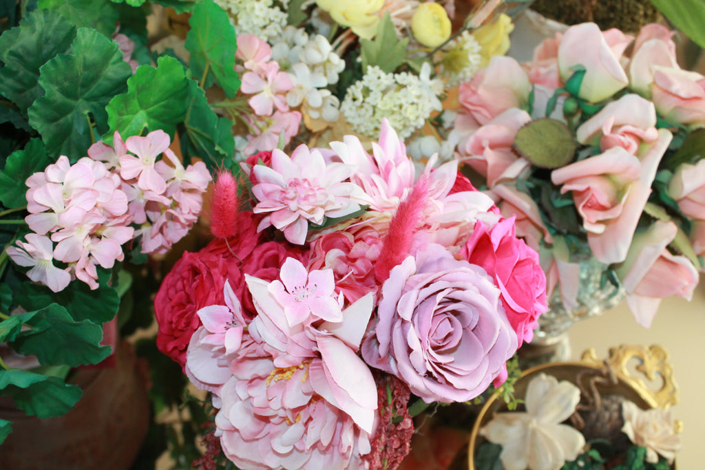 Faux Flowers Lot (6 pcs)