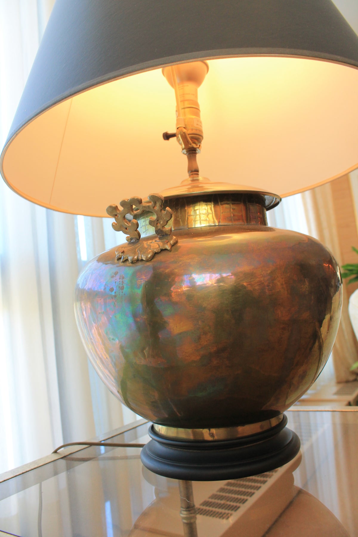 Vintage Brass Table Lamp