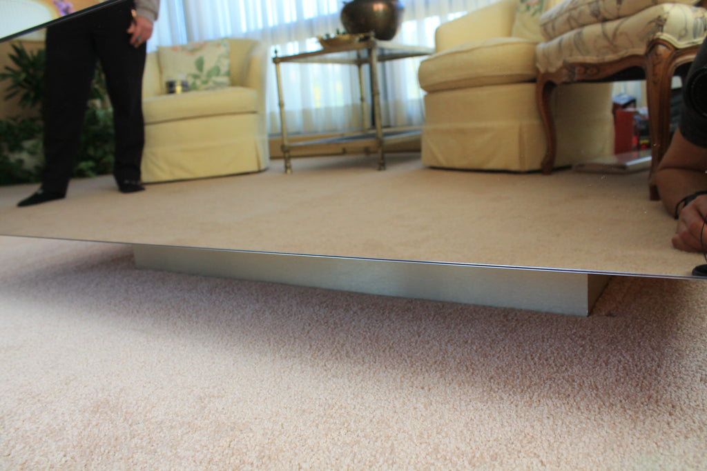 Large Mirrored Coffee Table