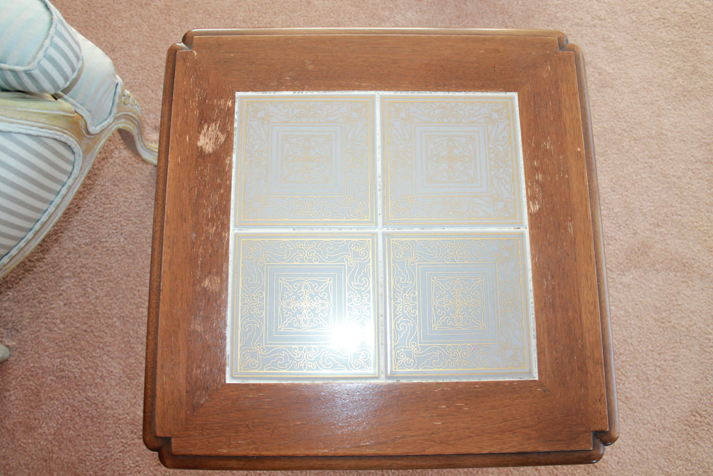 Window Paned Pedestal Table