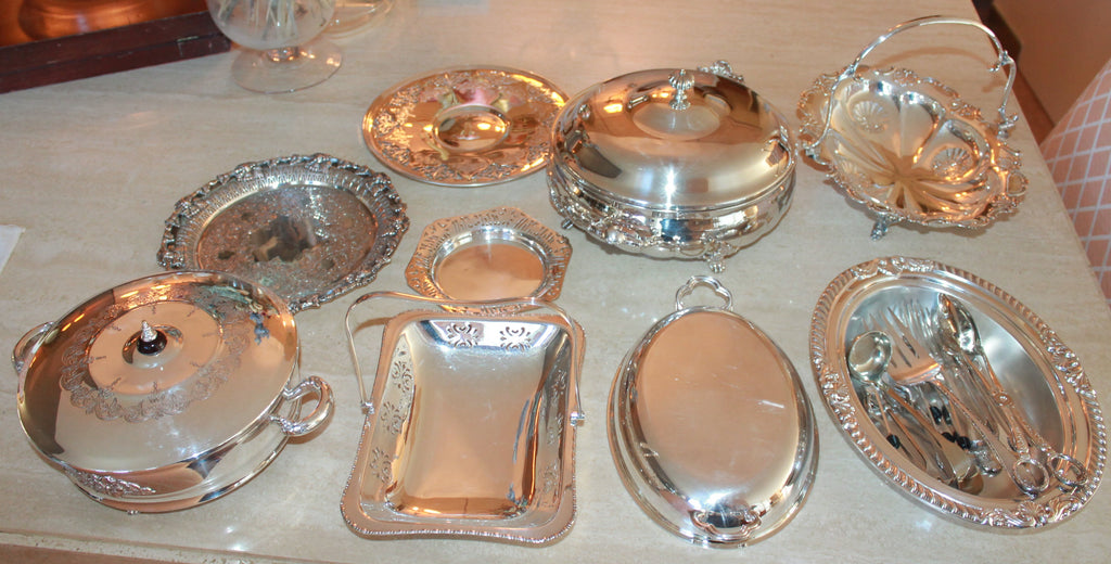8-Piece Silverplate Lot