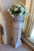 3' Pedestal with Oriental Pot and Flowers