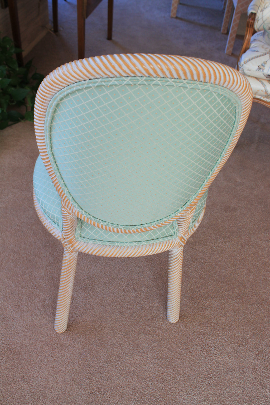 Vintage Oval Back Side Chair #2