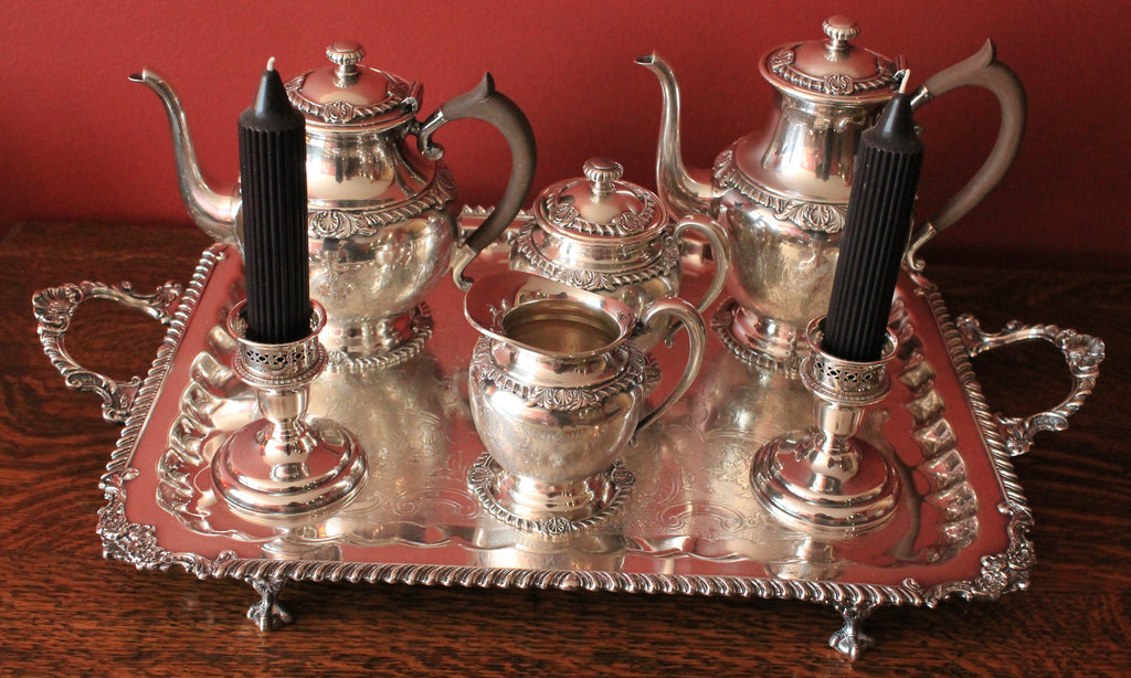 Sheffield EP Tea Service with Platter