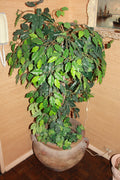 Faux Plant and Pot