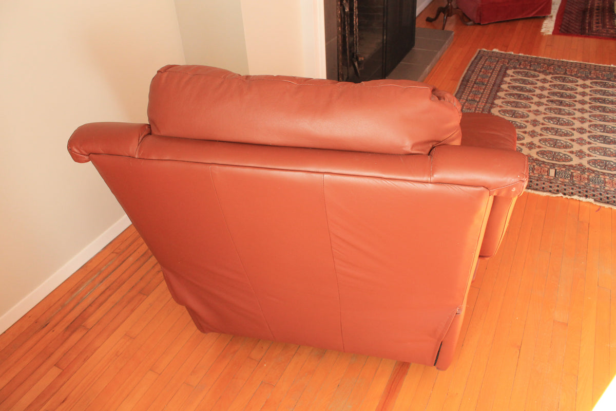 Soft Leather Reclining Armchair
