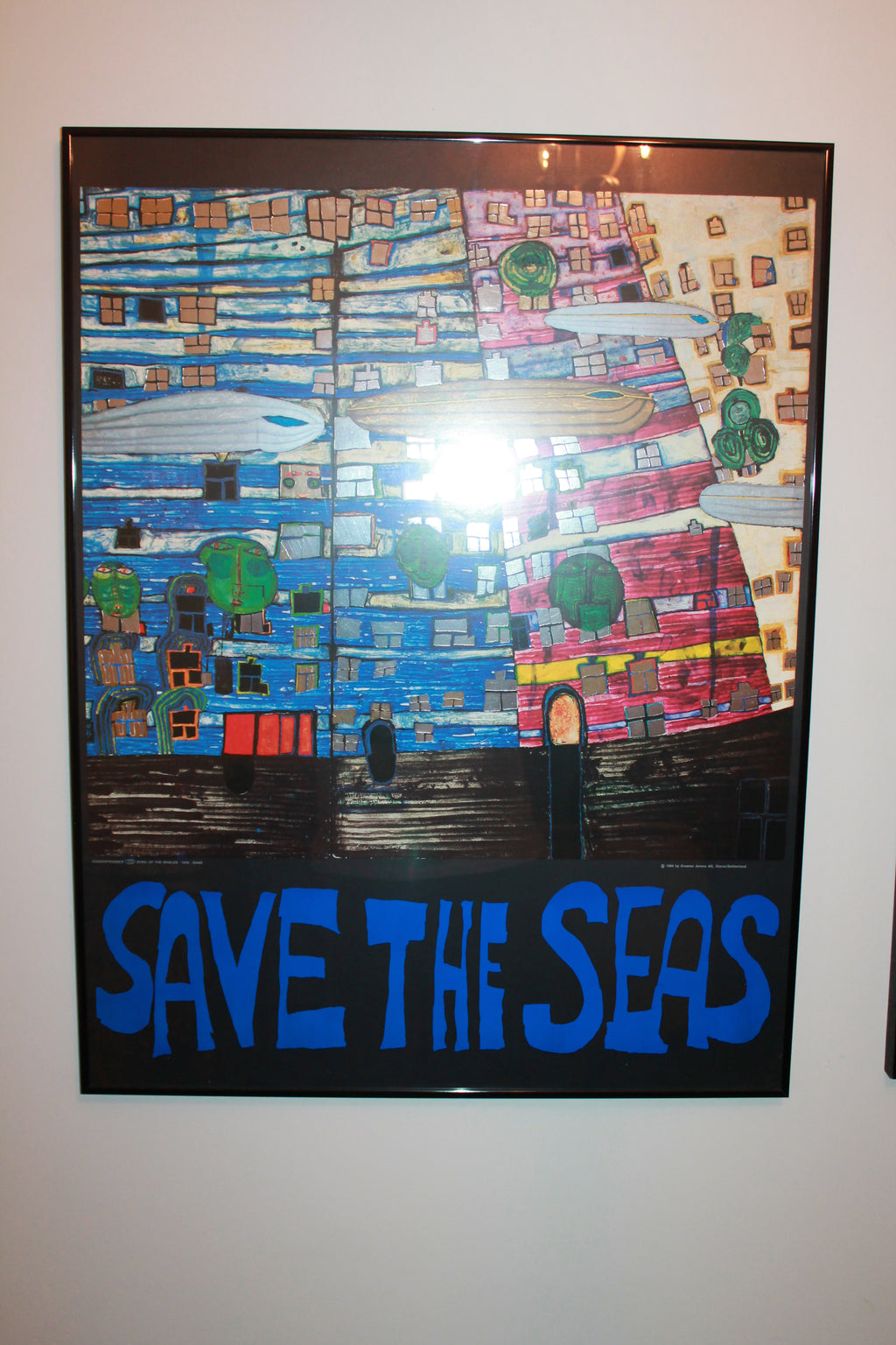 Vintage F Hundertwasser Environmental Poster
