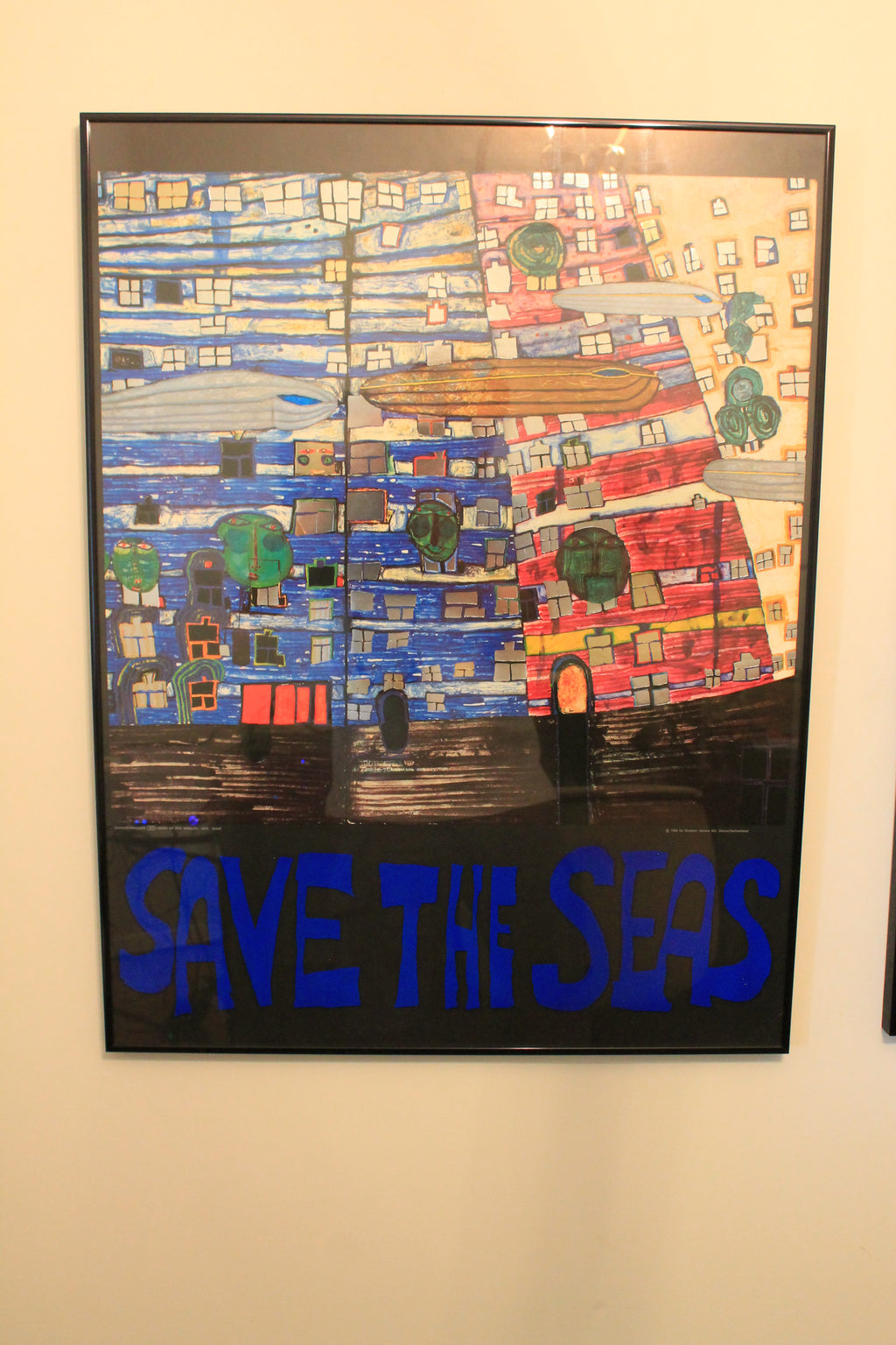 Vintage F Hundertwasser Environmental Poster