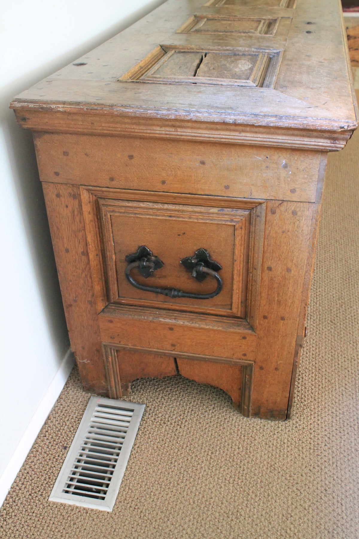 Vintage German Hardwood Truhe