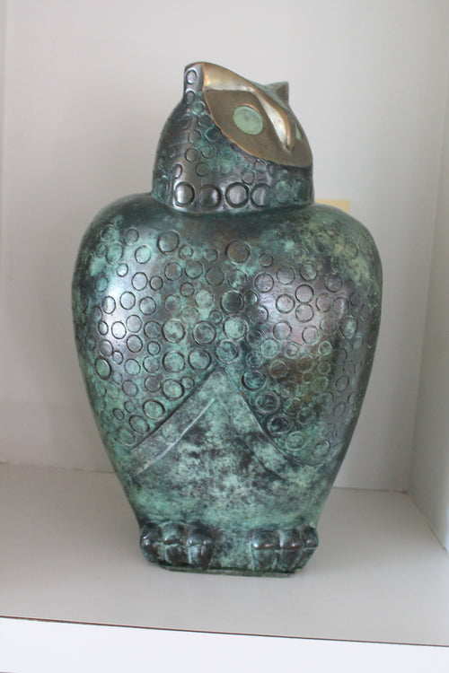 "Le Hibou" Bronze Hand-made Statue