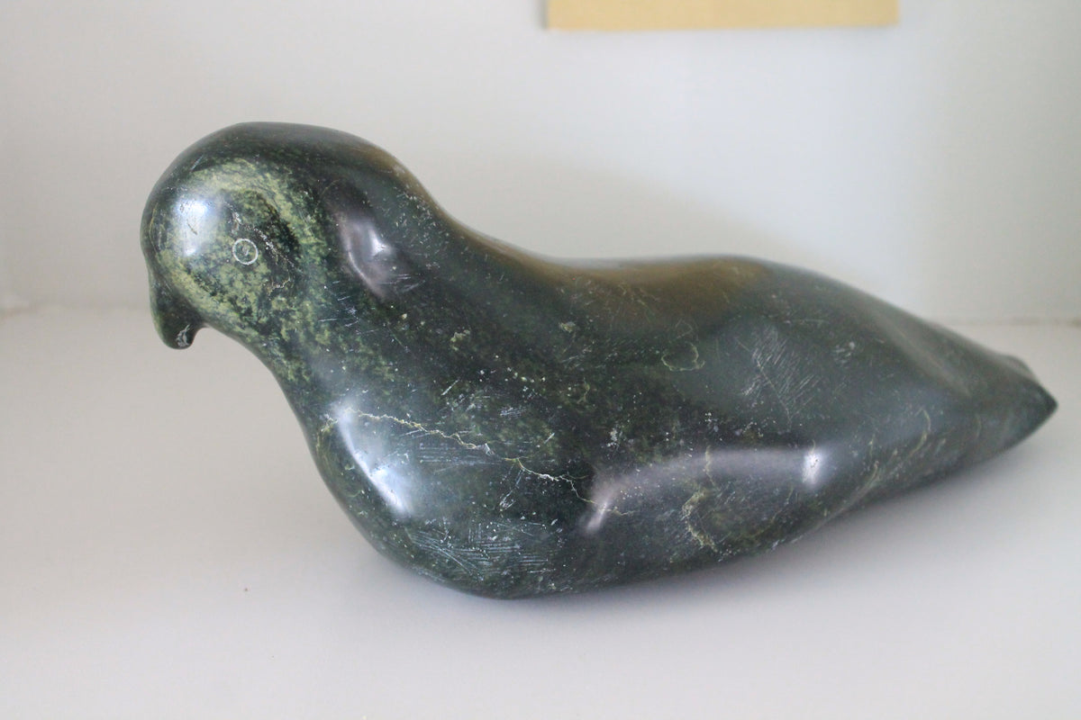 Serpentine Bird Carving