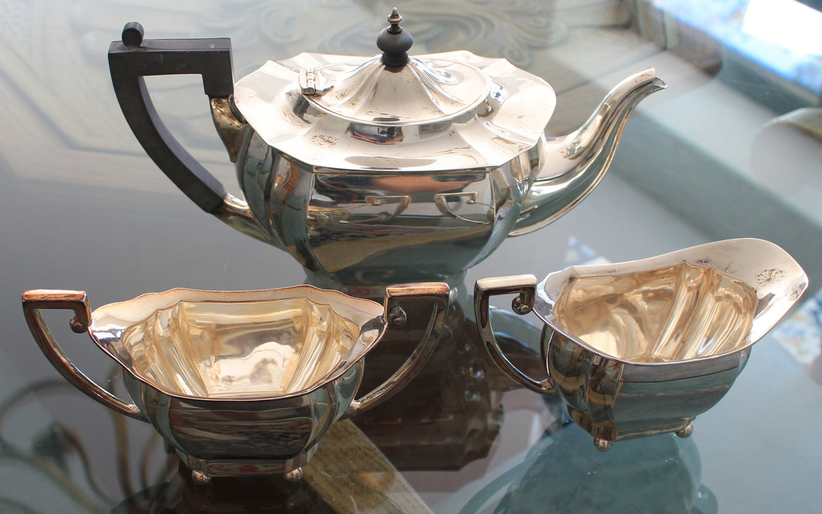 Sterling Silver Tea Lot