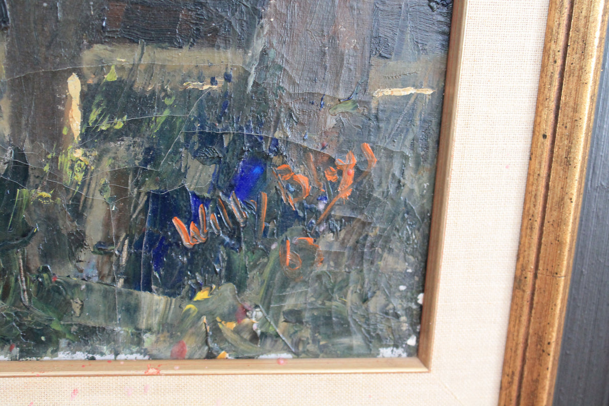 Harlem (Holland) Church Oil Painting (1963)