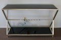 Thick Polished Granite Console Table