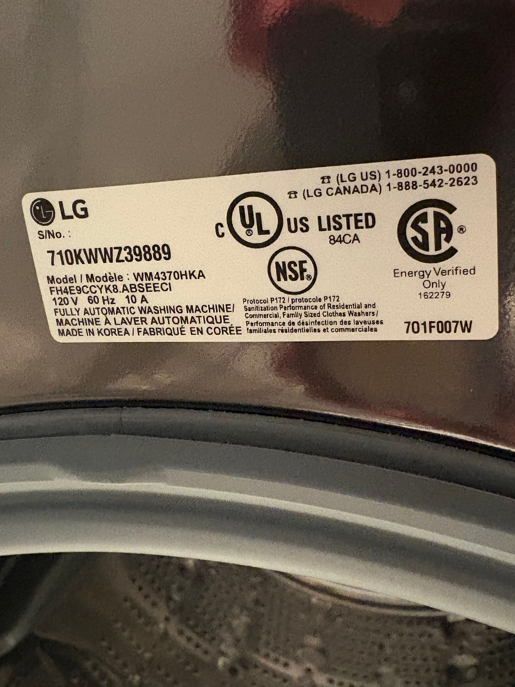 LG Industrial Washer and Dryer