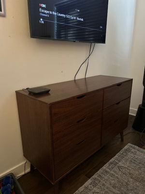 MCM 6-drawer dresser